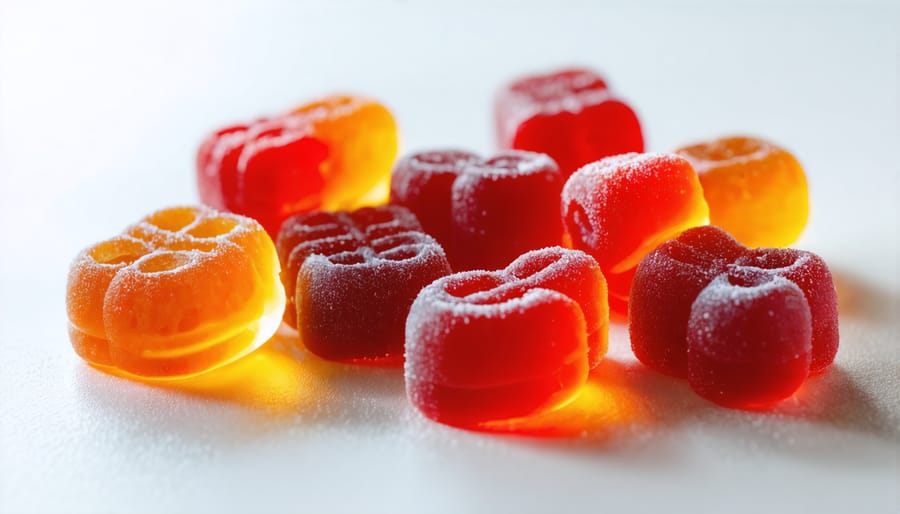 Parent storing THC gummy container on high shelf away from children's reach